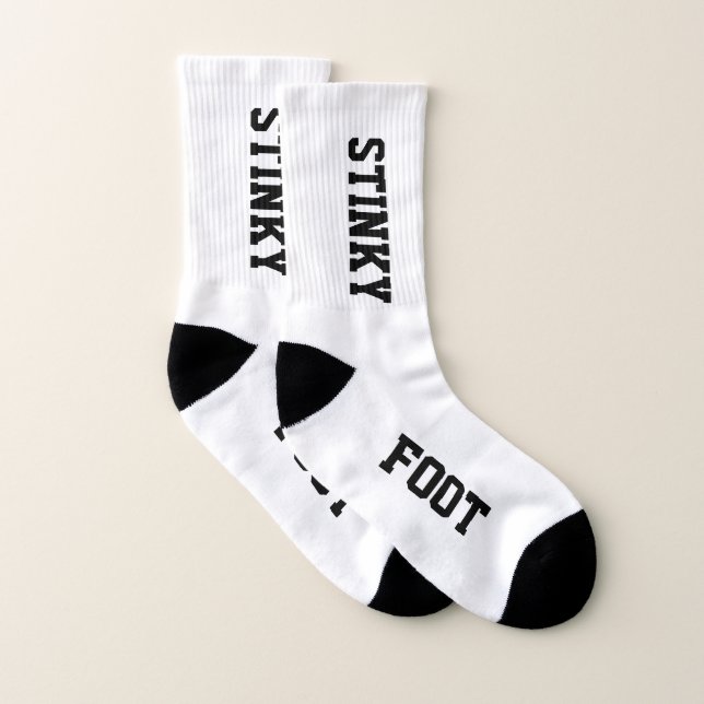 Stinkende Foot-Funny-Neuheit Socken (Paar)