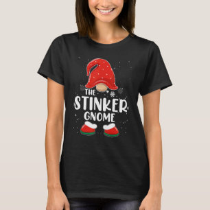 Stinker Gnome Buffalo Kariert Matching Family Chri T-Shirt