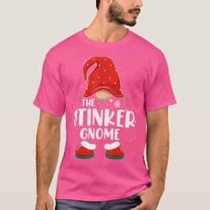 Stinker Gnome Buffalo Kariert Matching Family Chri T-Shirt