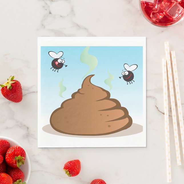 Stinkfarbener Kack Serviette (Von Creator hochgeladen)