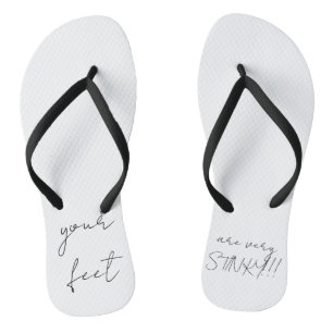 Stinkfuß-Zehenstegsandalen Flip Flops