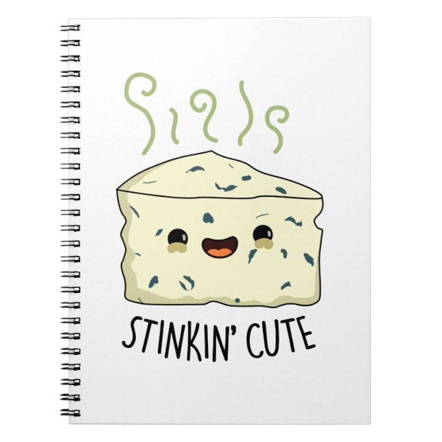 Stinkin Niedlich Funny Cheese Pub Notizblock (Vorderseite)