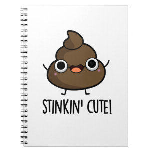 Stinkin Niedlich Funny Poo Pun Notizblock