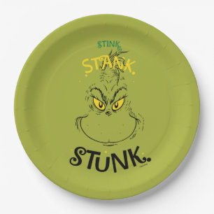 Stinkt Stank Gestunken Herr Grinch Pappteller