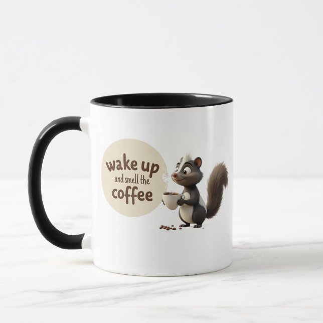 Stinktier-Kaffeetasse Tasse (Links)