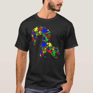 Stinktier-Puzzle-Tiere Autismus-Bewusstsein T-Shirt