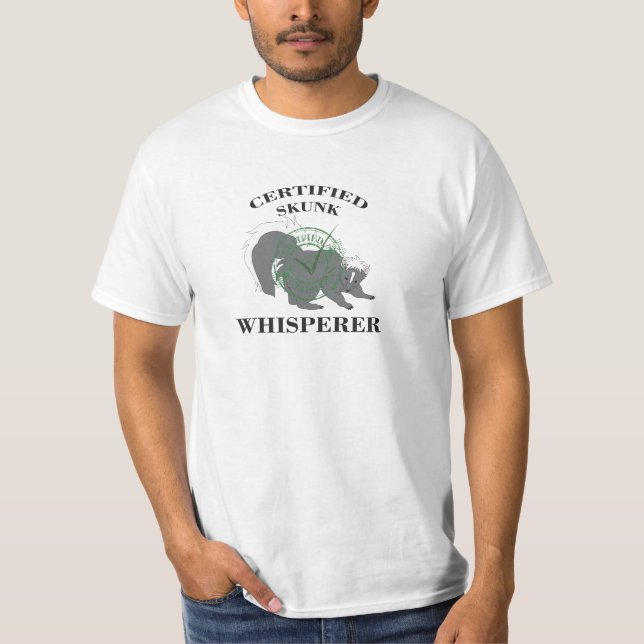 StinktierWhisperer - Stinktier-Haustier-Liebhaber T-Shirt (Vorderseite)