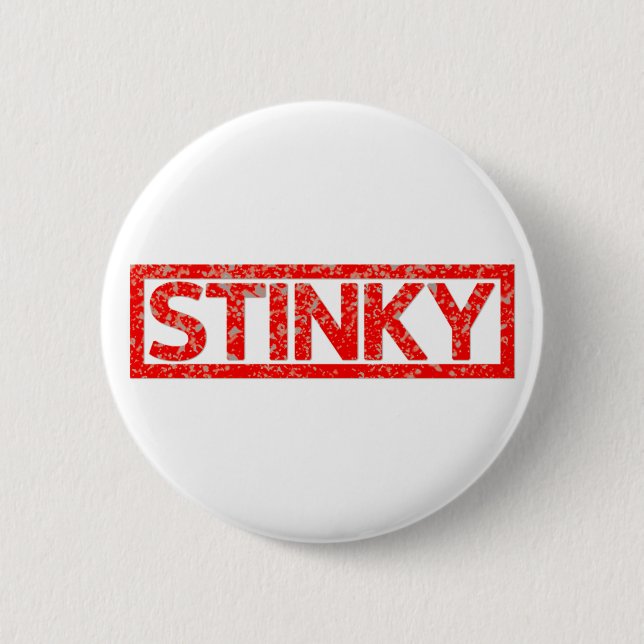 Stinky Briefmarke Button (Vorderseite)