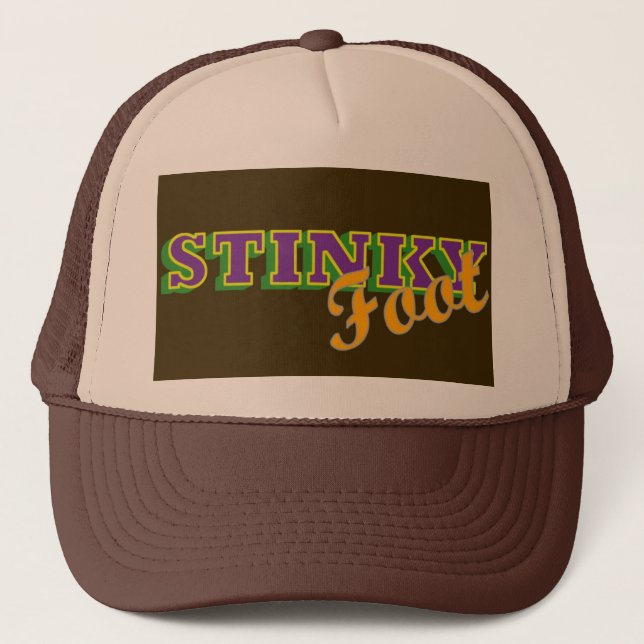 Stinky Fuß Truckerkappe (Vorderseite)