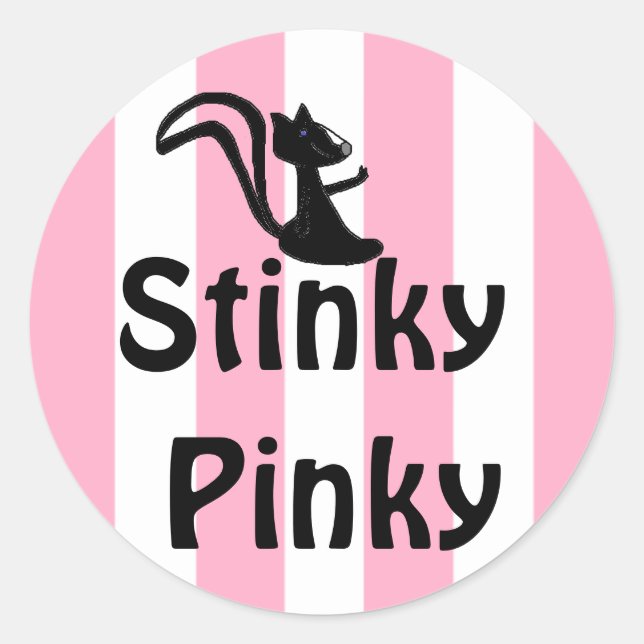 Stinky Pinky Stickers (Vorderseite)