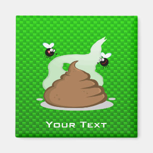 Stinky Poo, grün Magnet