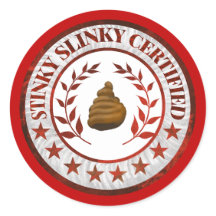 Stinky Slinky Certified RV Aufkleber