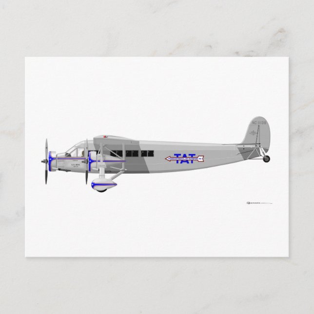 Stinson Model T Airliner Postkarte (Vorderseite)