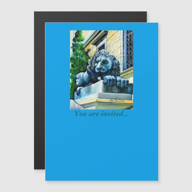 Stipendiat Magneteinladung (Vorne/Hinten)