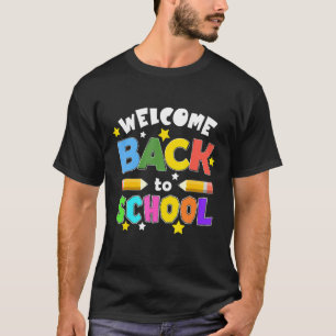 Stipendiatelehrer willkommen zurück zum ersten Sch T-Shirt