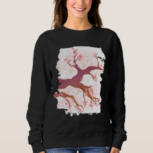 Stipes Sakura Japanisch Kirsche Blume Blossom Japa Sweatshirt