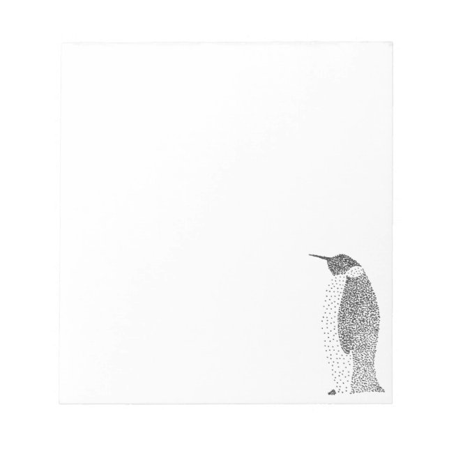 Stippled Penguin Notizblock (Vorderseite)