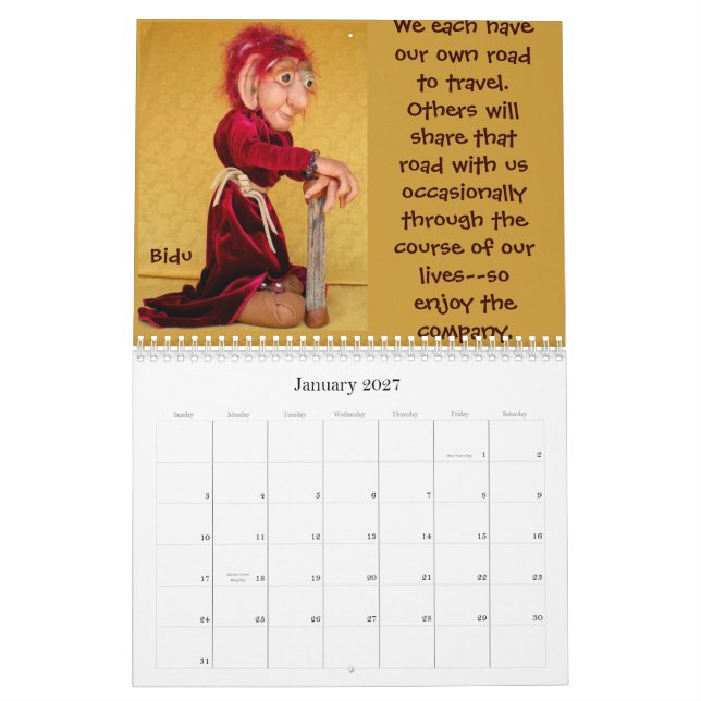 Stir 2013 Crazies Kalender (Jan 2027)