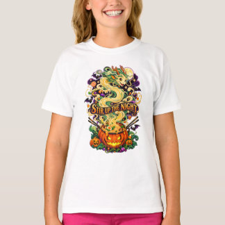 Stir Up Night Mond Drache Halloween T-Shirt
