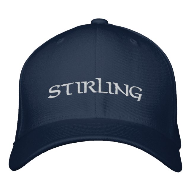 Stirling Bestickte Baseballkappe (Vorderseite)