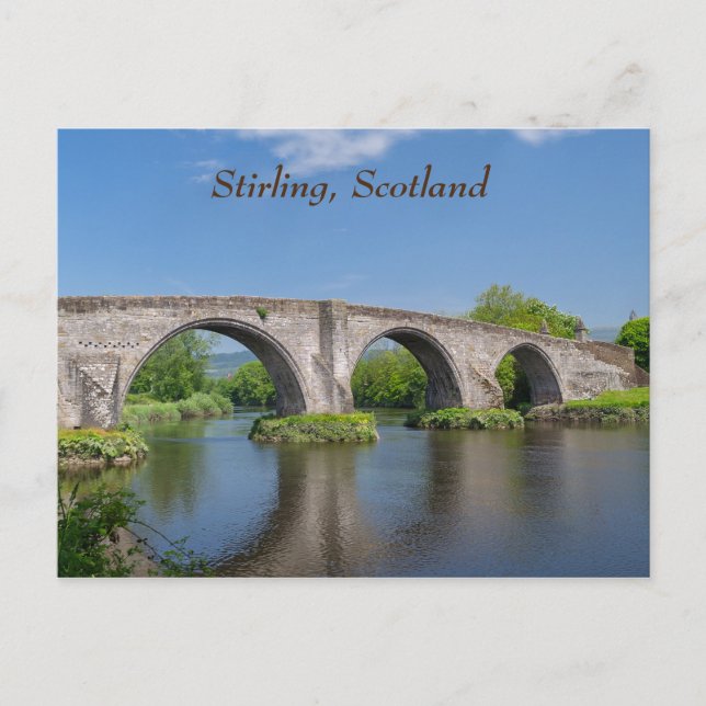 Stirling Bridge Scotland Postcard Postkarte (Vorderseite)