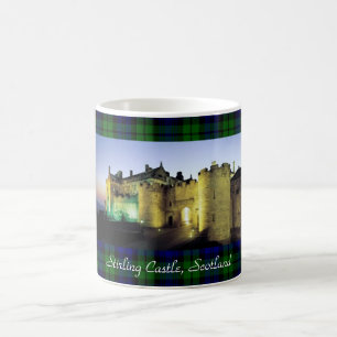 Stirling Castle Illuminated Tartan Border Kaffeetasse