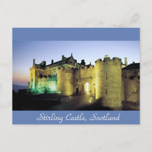 Stirling Castle Illuminiert Postkarte