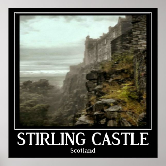 Stirling Castle Scotland Poster Art (Vorne)