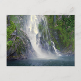 Stirling Falls, Milford Sound, NZ Postcard Postkarte