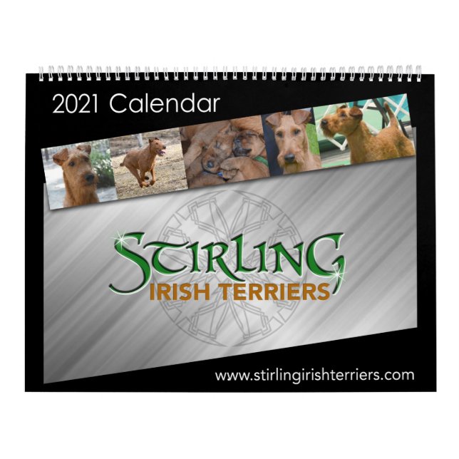 Stirling Irish Terriers 2021 Kalender (Titelbild)
