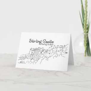 Stirling-Schloss Schottland Karte