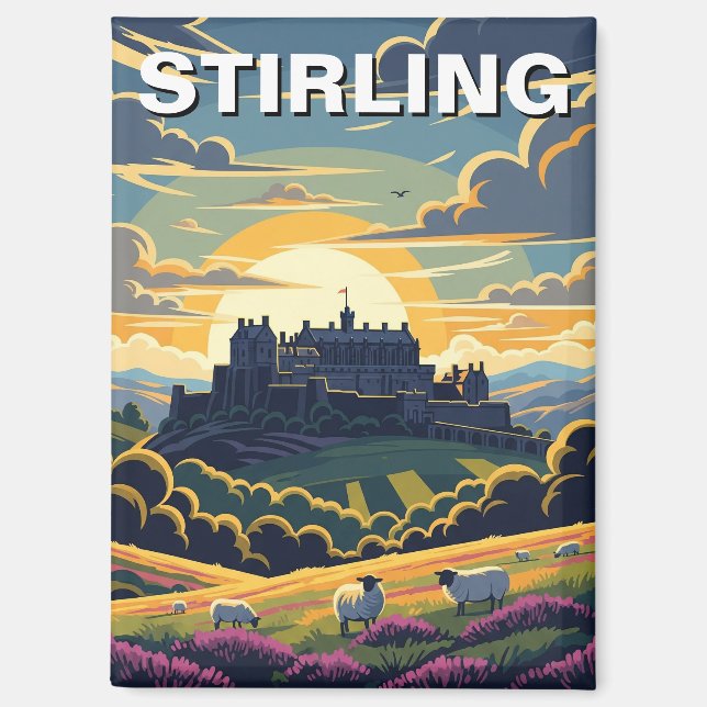 Stirling Scotland Travel Magnet (Vorderseite)