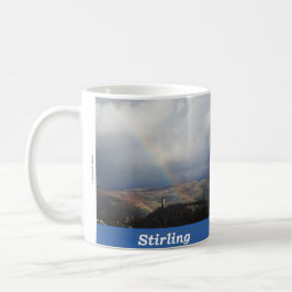 Stirling | Sruighlea Regenbogen über Wallfahrtskir Kaffeetasse