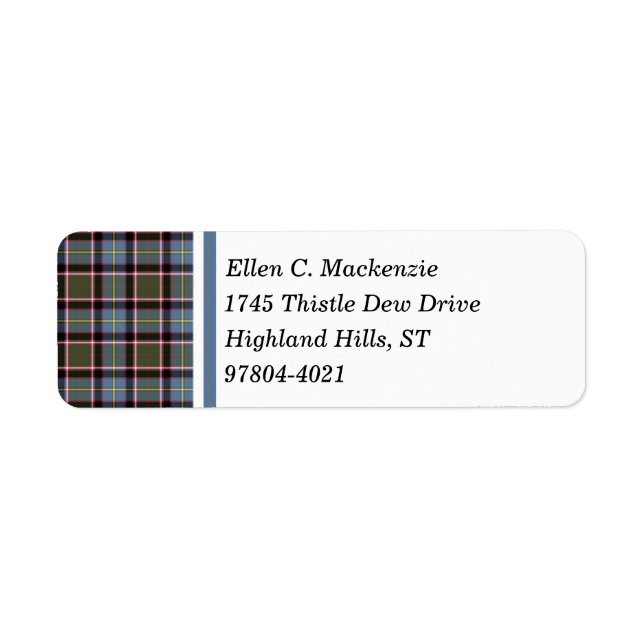 Stirling und Bannockburn Scotland District Tartan (Vorne)