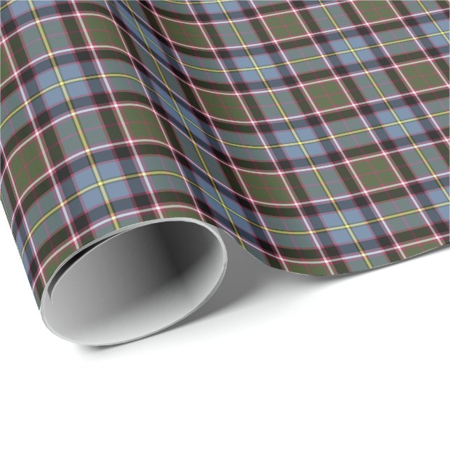 Stirling und Bannockburn Scotland Tartan Geschenkpapier (Rolleneckpunkt)