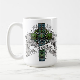 Stirlingtartan-Kreuz Tasse