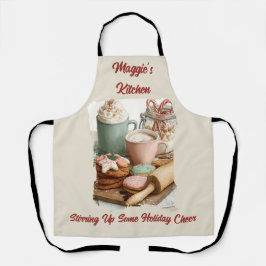 Stirring Up Some Holiday Cheer Christmas Schürze