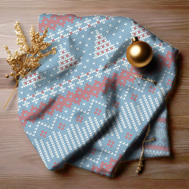 Stitch 10 Weihnachtsbaumen Blue ID208 Stoff (Von Creator hochgeladen)