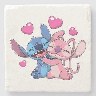 Stitch & Engel Valentine 1 Steinuntersetzer
