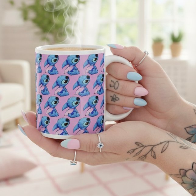 Stitch Giant Coffee Mug Jumbo-Tasse (Von Creator hochgeladen)