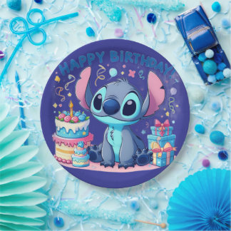 Stitch Party Pappteller