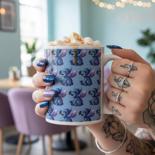 Stitch Riesen-Kaffeetasse Jumbo-Tasse (Von Creator hochgeladen)
