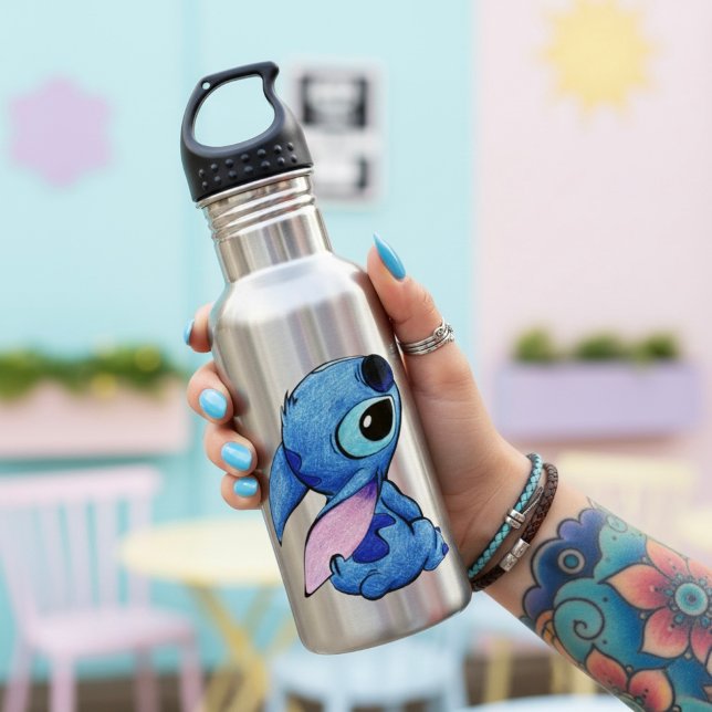 Stitch Stainless Steel Water Bottle Edelstahlflasche (Von Creator hochgeladen)
