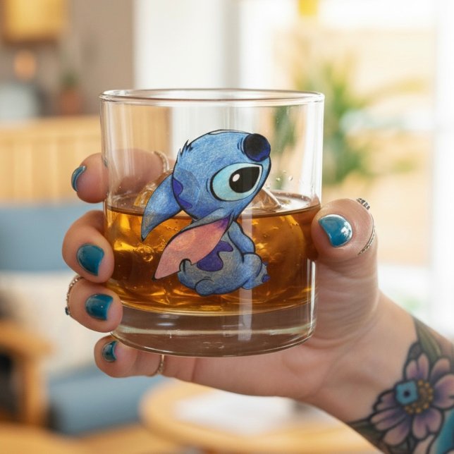Stitch Whiskey Glass Whiskyglas (Von Creator hochgeladen)