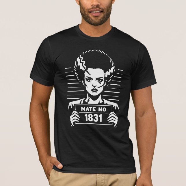 Stitched Bride Mugshot – Partner Nr. 1831 T-Shirt (Vorderseite)