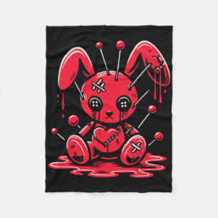 Stitched Bunny Rabbit Pastel Goth Anime Kawaii Got Fleecedecke