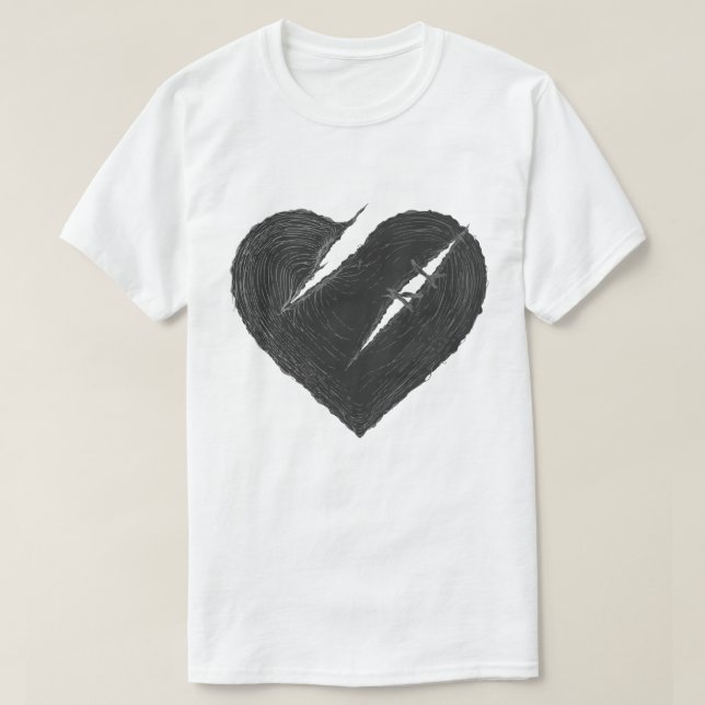 Stitched Heart T-Shirt (Design vorne)