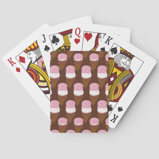 Stitched-Neapolitan-Ice-Cream-Cones-2-CARDS Spielkarten (Rückseite)