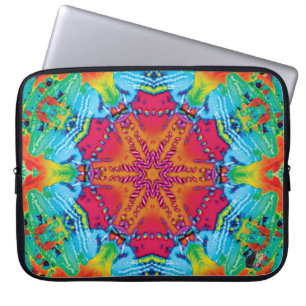 Stitches Kaleidoskop Laptop-Sieb Laptopschutzhülle