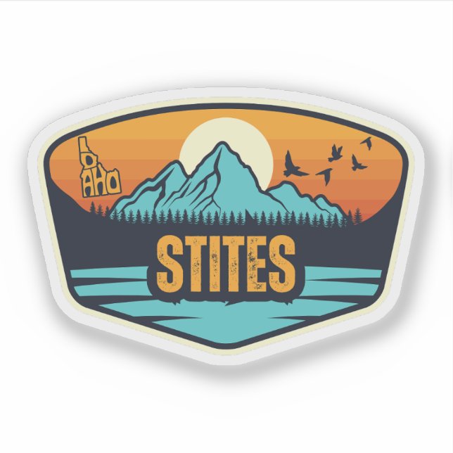 Stites, Idaho Aufkleber (Vorderseite)